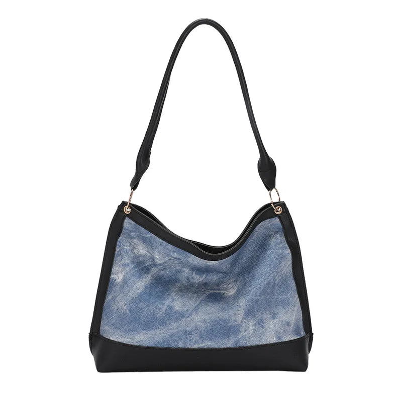 Denim Shoulder Bag Large Capacity Handbag