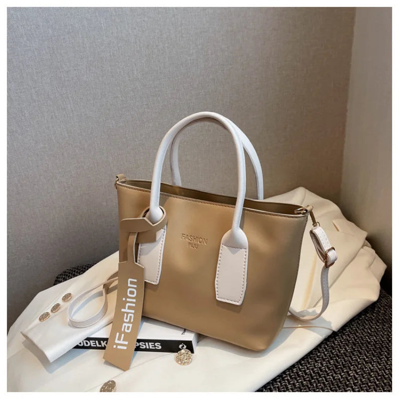 Women Large Handbag Summer Shoulder Crossbody Bag Texture Underarm Bag