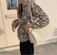 Women Large Shoulder Bags Leather Handbags Female Casual Tote Ladies Handbag