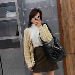 Women Large Totes Ins Style Ladies Shoulder Bag High Capacity Daily Handbag