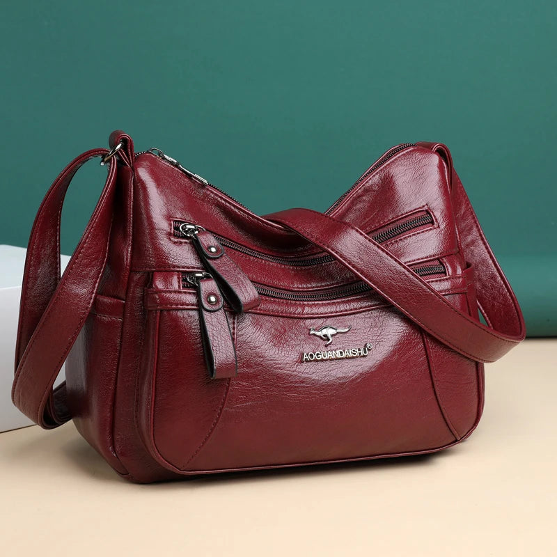 Women Leather Shoulder Bag Handbag Messenger Crossbody Bags Bolsas Sac
