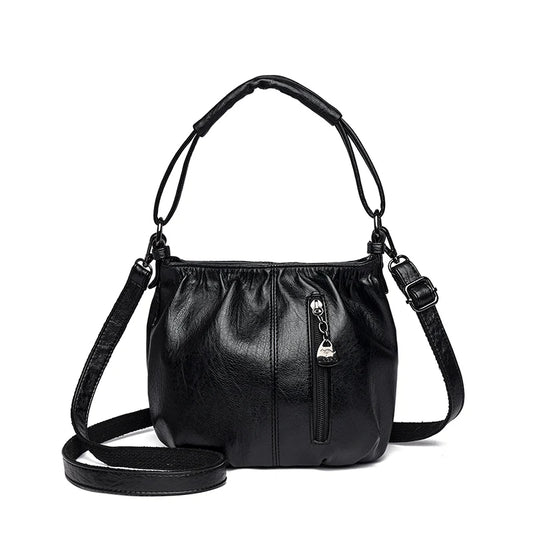 Women Leather Handbag Messenger Bag Ladies Leather Shoulder Bags