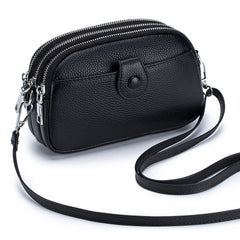 Women Leather Mobile Phone Bag Mini Messenger Bag Ladies Shoulder Bag