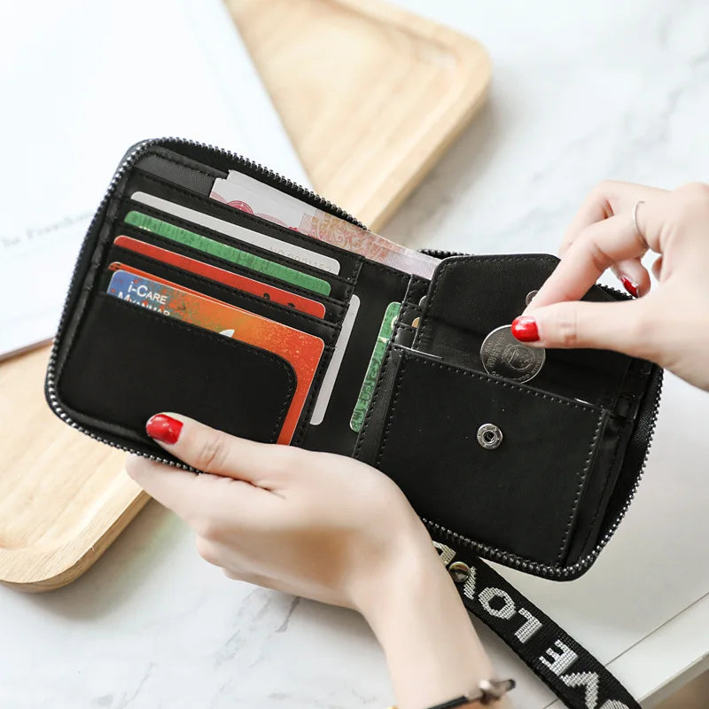 Hologram Laser Silver Long Clutch Wallet Female Purse
