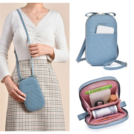 Women Mini Shoulder Hand Bag Pu Leather Crossbody Bag