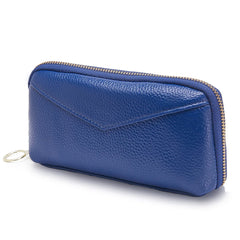 Women Long Wallet Leather Zipper Purse Bag Large Capacity Wristlet Clutch
