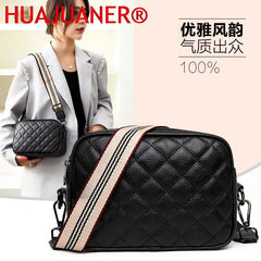 Shoulder Bags Woven Strap Handbags Lozenge Leather Messenger Bag