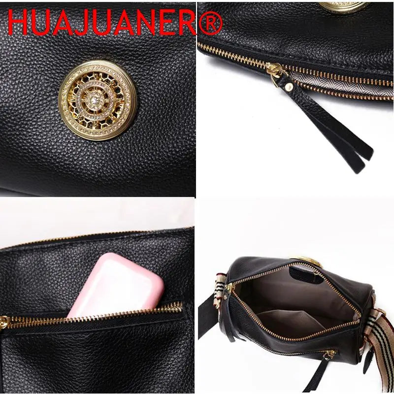 Soft Leather Handbag High Capacity Shoulder Bag Female Messenger