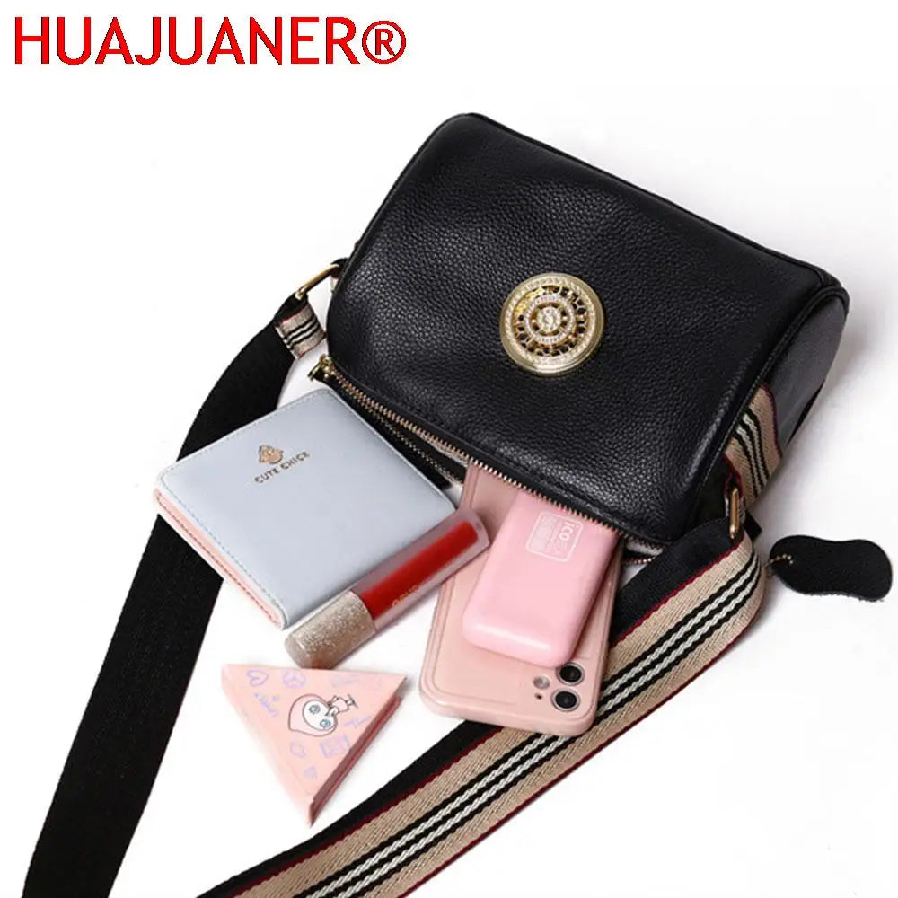 Soft Leather Handbag High Capacity Shoulder Bag Female Messenger
