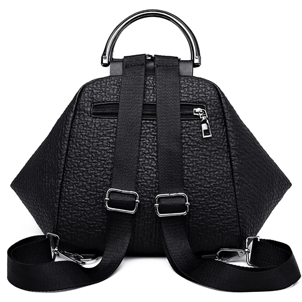 Women Backpacks Casual Diamond Embellished Waterproof Shoulder Bags
