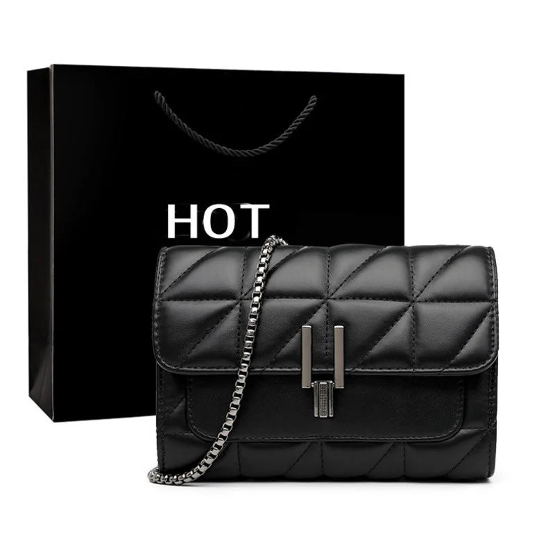 Leather Chain Shoulder Bag Casual Messenger Bags