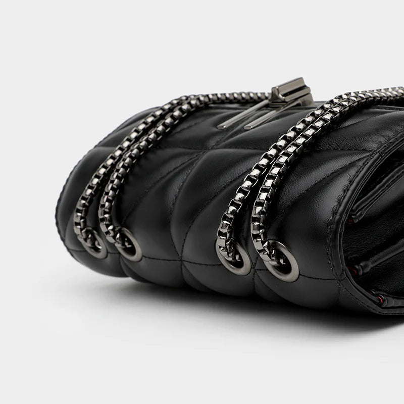 Leather Chain Shoulder Bag Casual Messenger Bags