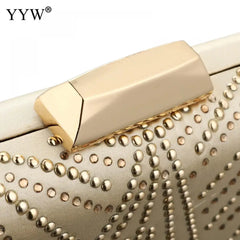 Diamonds Purse Evening Bag Chain Shoulder Party Clutch Wallet