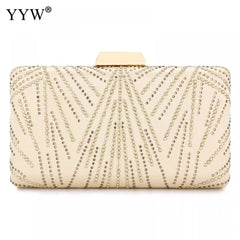 Diamonds Purse Evening Bag Chain Shoulder Party Clutch Wallet