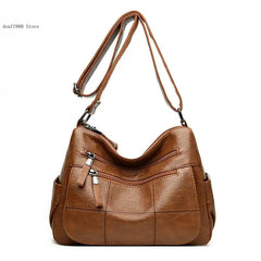 Women Handbags Soft Leather Casual Shoulder Cross Body Bags
