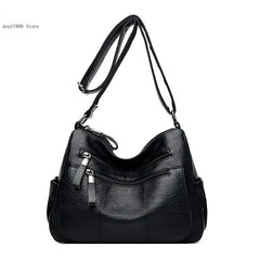 Women Handbags Soft Leather Casual Shoulder Cross Body Bags