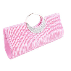 Rhinestone Satin Evening Bag Clutch Handbag