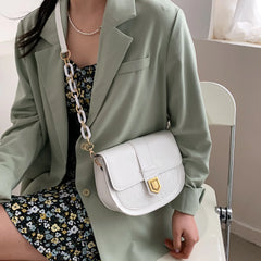 Crocodile Pattern Shoulder Bag Crossbody Handbag