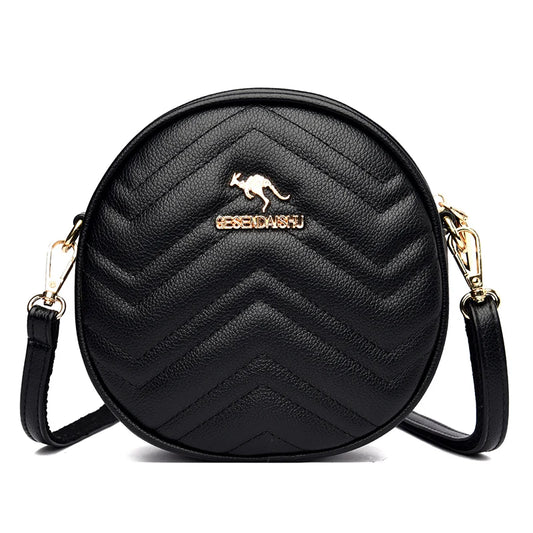 Women Small PU Leather Handbags Purses Solid Shoulder Crossbody Messenger Bags