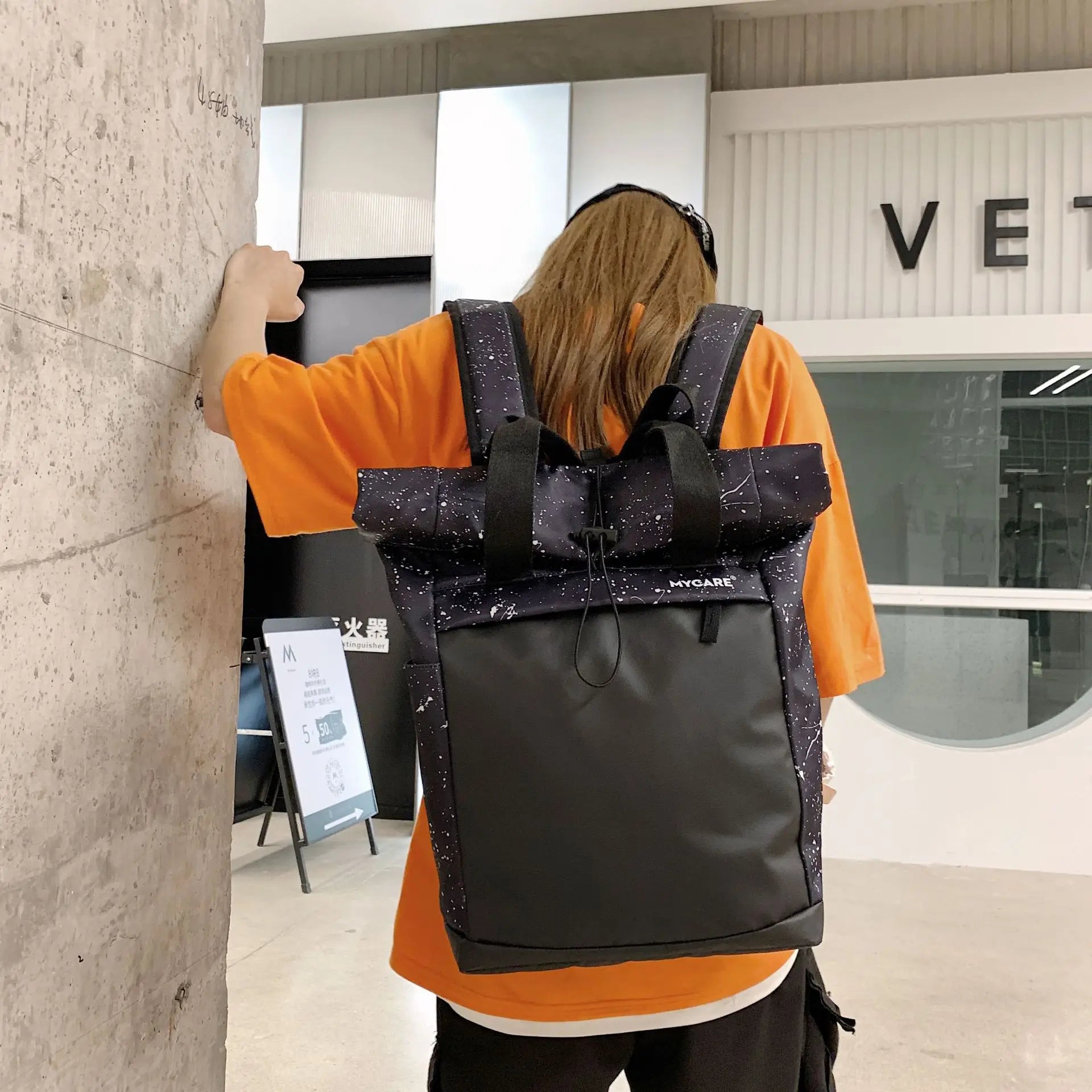 Waterproof Roll Top Backpack for Women & Men