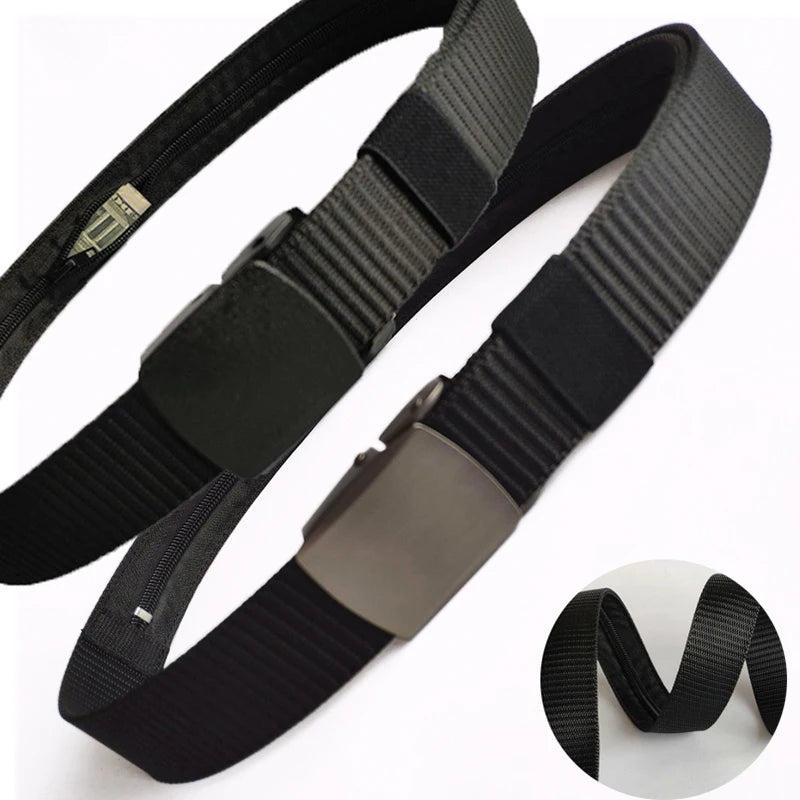 Women Man Travel Anti Theft Money Belt Wallet Money Stash Portable Cash Bag