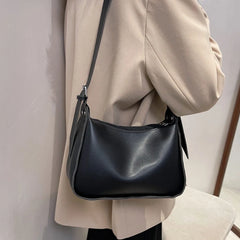 Women Medium Crossbody Bag PU Leather Adjustable Strap Purses