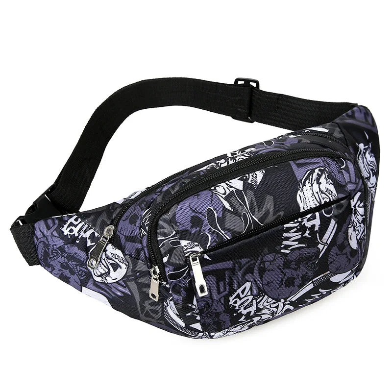 Waterproof Outdoor Sports Bag Canvas Waist Fanny Pouch