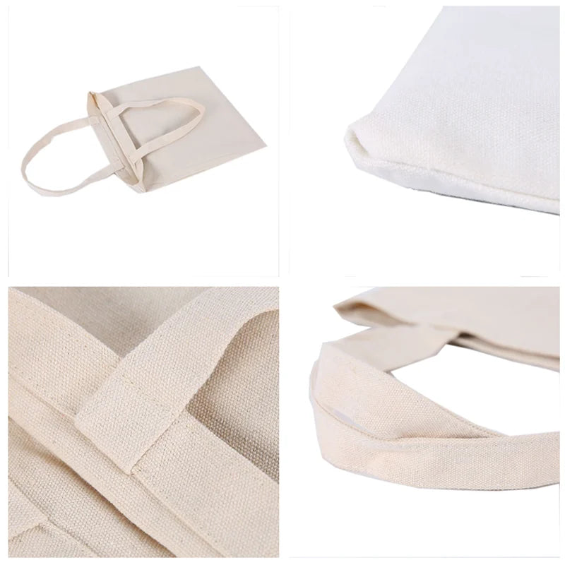 Canvas Tote Bag Lightweight Folding Backpack Mochila Feminina