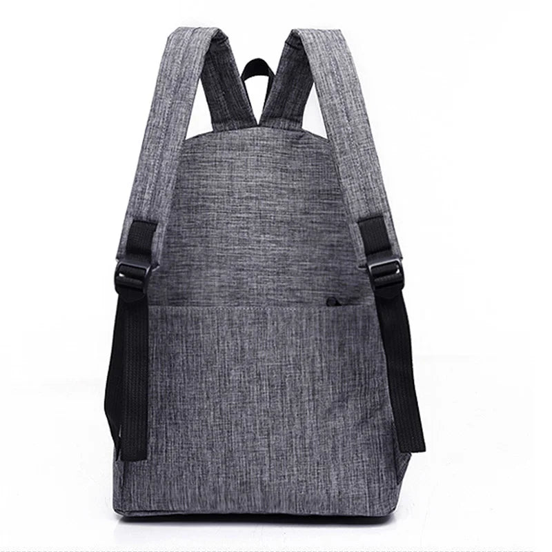 Canvas Backpack College Student School Bags for Teenagers