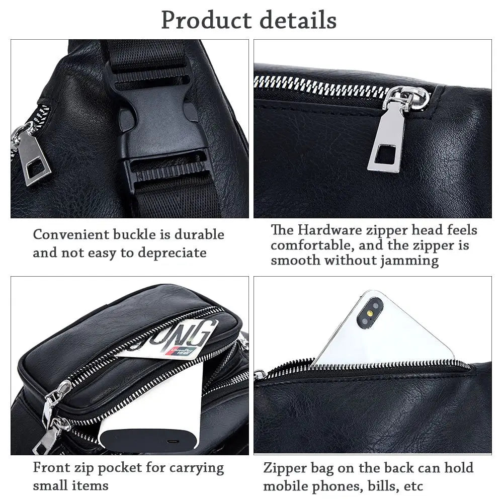 Unisex Sport Chest Bag Anti-theft Fanny Pack