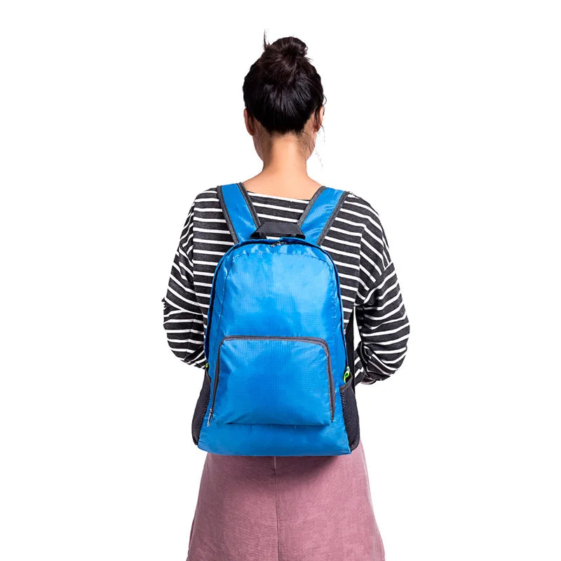 Light Foldable Backpack Waterproof Outdoor Travel Bag