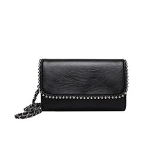 Leather Messenger Bag Small Shoulder Purse Crossbody Handbag