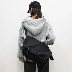 Women Messenger Bag Large Capacity Shoulder Bags Multi-pocket Schoolbag