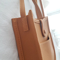 Women Messenger Bag Mini Soft PU Leather Bucket Shoulder Bag