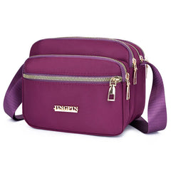Waterproof Nylon Messenger Bag Crossbody Clutch Purse Shoulder Bag