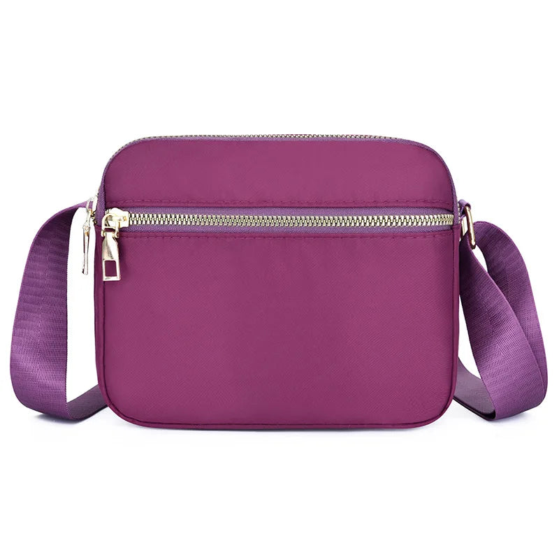 Waterproof Nylon Messenger Bag Crossbody Clutch Purse Shoulder Bag
