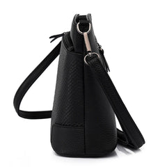 Small Leather Messenger Bag for Women - Crossbody Shoulder Bag