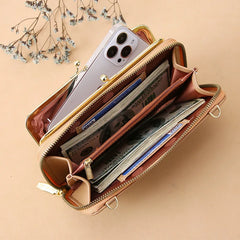 Women Messenger Bags Cell Phone Wallet Female Handbag Large Capacity Solid Purse