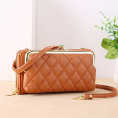 Women Messenger Bags Cell Phone Wallet Female Handbag Large Capacity Solid Purse