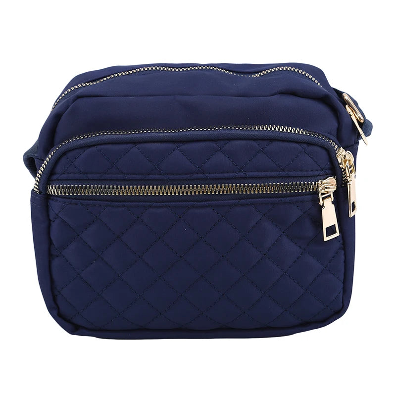Nylon Shoulder Bag for Women Zipper Handbag Crossbody Bags