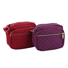 Nylon Shoulder Bag for Women Zipper Handbag Crossbody Bags