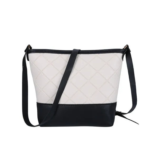 Vintage Leather Messenger Bag for Women, Casual Handbag Tote