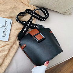 Women Leather Messenger Bag Tassel Handbag Vintage Big Size