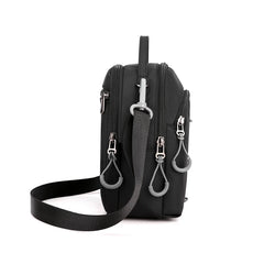 Waterproof Nylon Messenger Bag Double Shoulder Crossbody Tote
