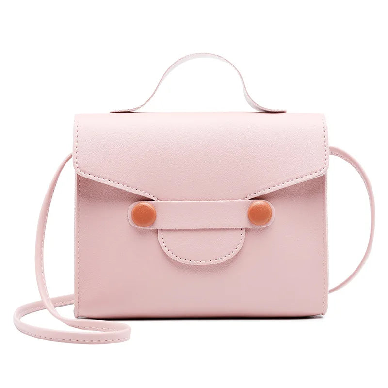 Heart Pendant Girls Shoulder Crossbody Bag Lady Mini Handbag