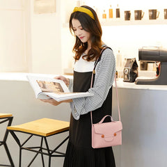 Heart Pendant Girls Shoulder Crossbody Bag Lady Mini Handbag