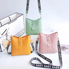 Women Messenger Bags Pu Leather Female Crossbody Crocodile Shoulder Hand Bags