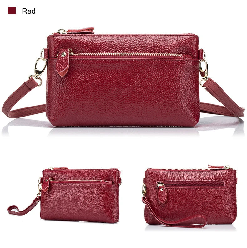 Small Leather Crossbody Bag Women Clutch Purse for Summer
