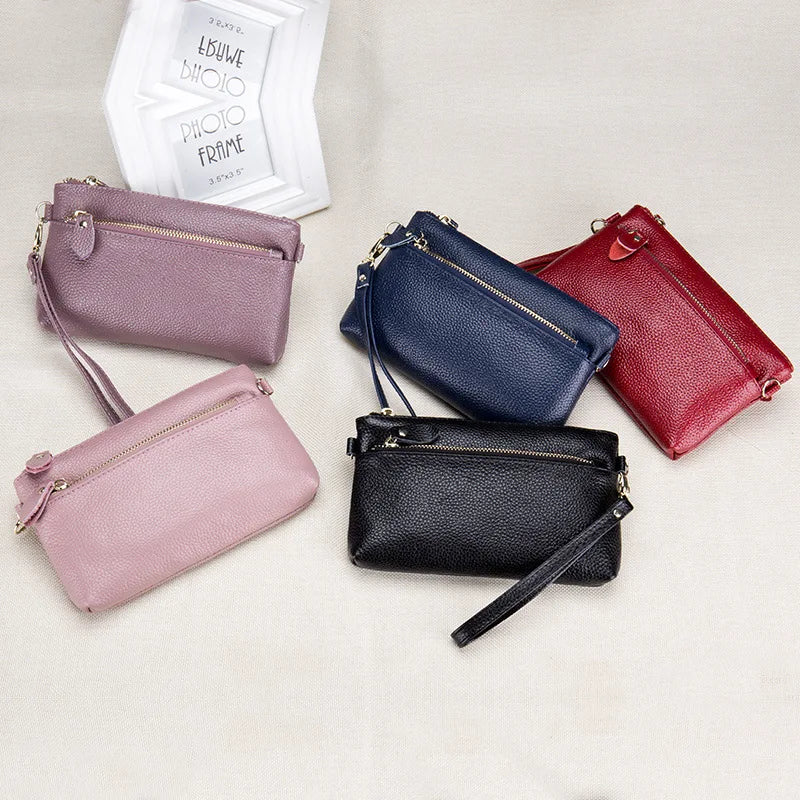 Small Leather Crossbody Bag Women Clutch Purse for Summer