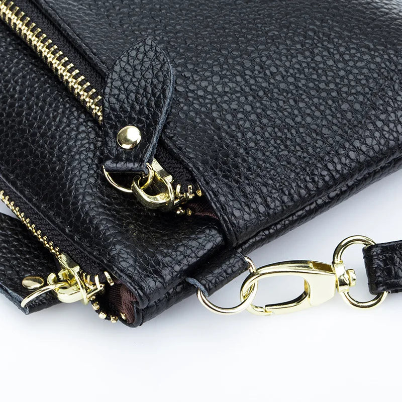 Small Leather Crossbody Bag Women Clutch Purse for Summer